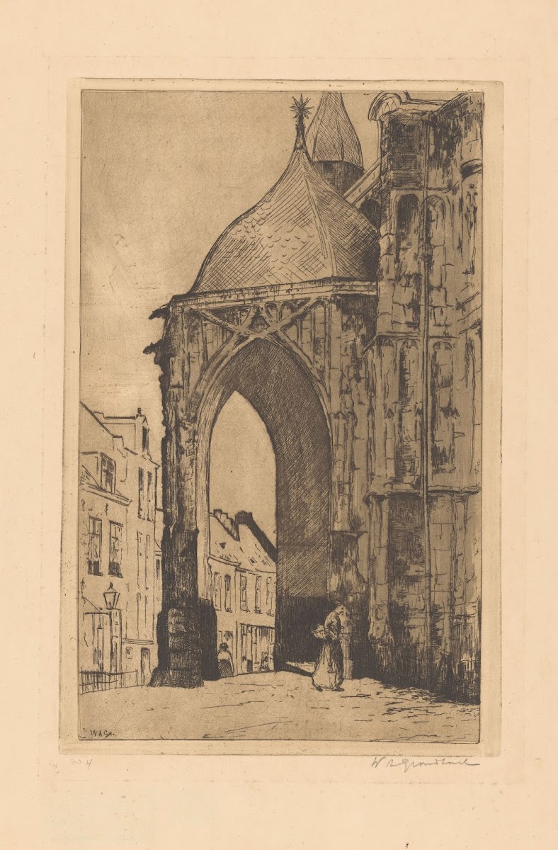 Portaal van de Grote of Sint Stevenskerk in Nijmegen 1888 1934