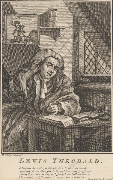Lewis Theobald Detail of the Poet