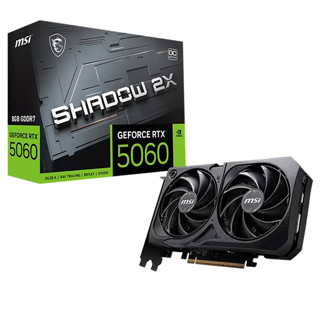 MSI Shadow 2X NVIDIA GeForce RTX 5060 8GB OC