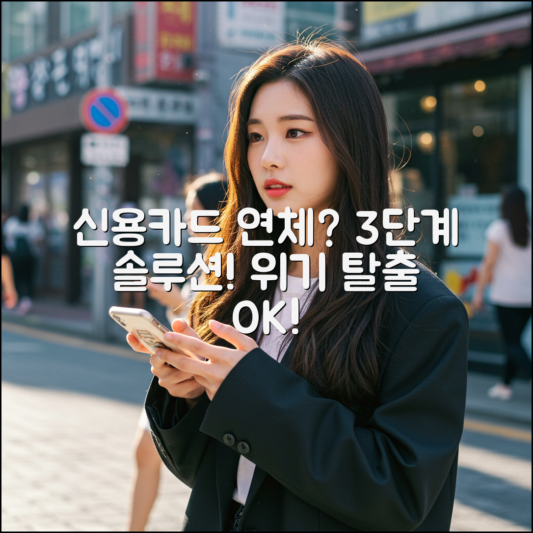 신용카드 연체, 3단계 위기 탈출법!