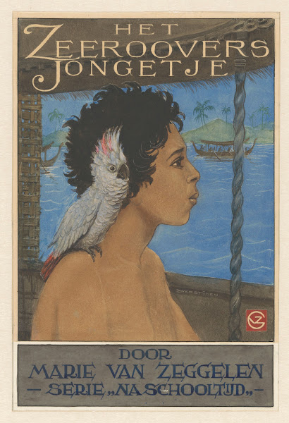 Titelblad voor de Het Zeeroovers Jongetje van Marie van Zeggelen 1892   1940