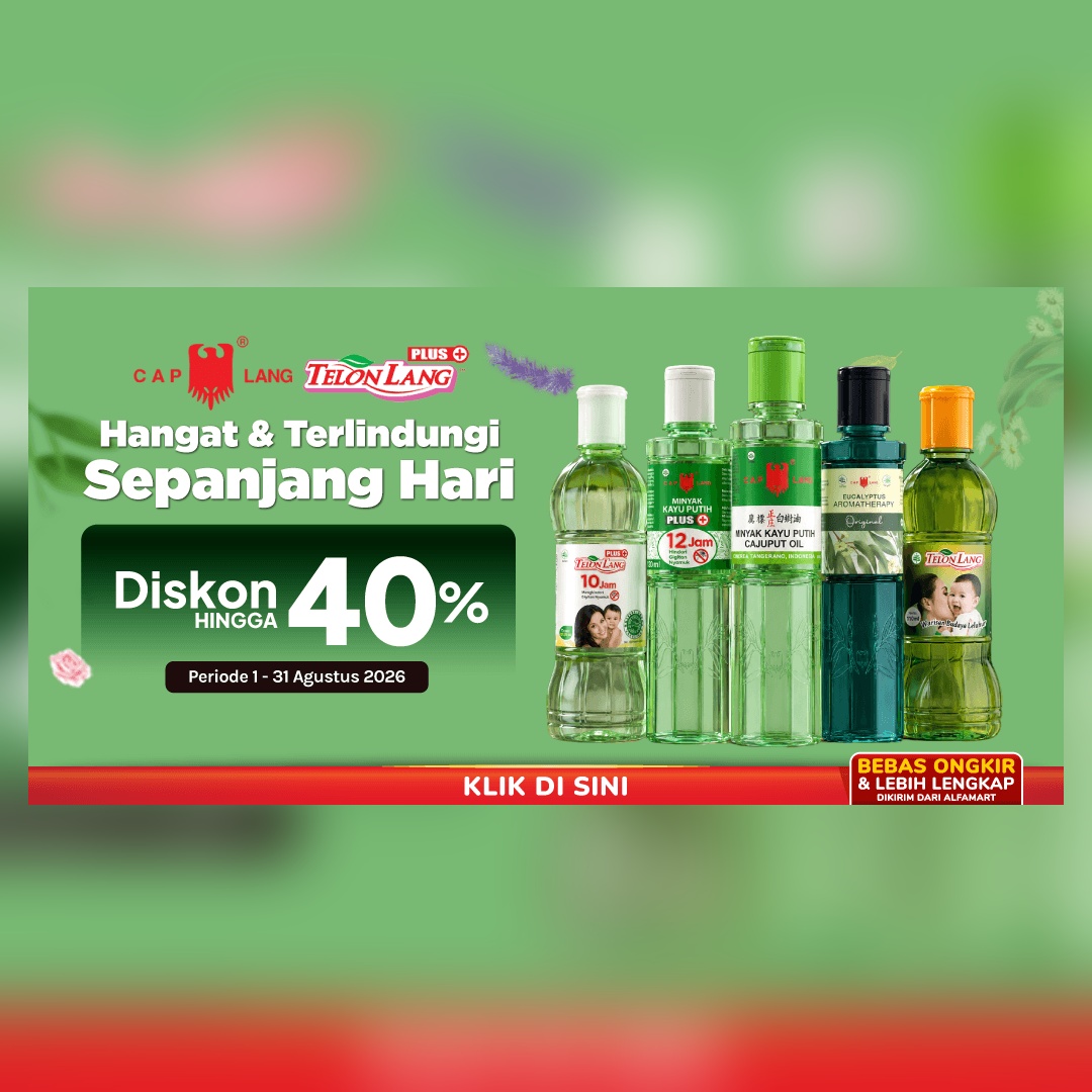 Cap Lang Minyak Kayu Putih & Telon Lang 1-31 Agustus 2026