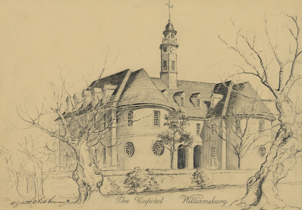 The capitol Williamsburg 1936