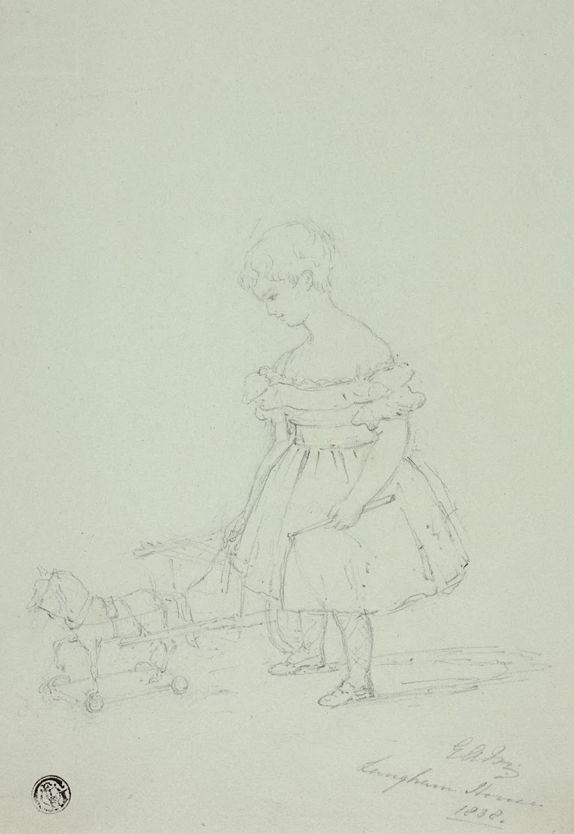 Girl with Toy Horse at Langham House 1838