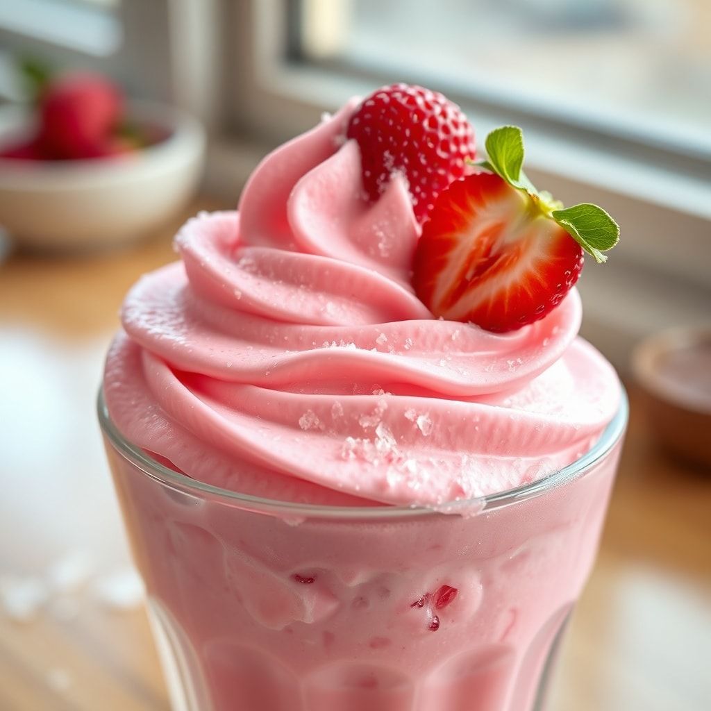 Easy Strawberry Dole Whip – 5-Minute Homemade Frozen Treat finished