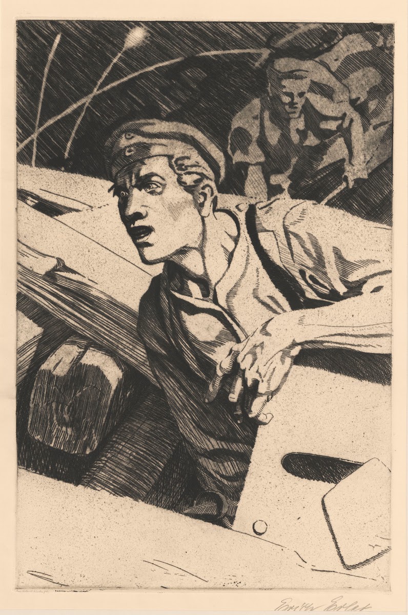 Nächtlisches Schanzen 1918