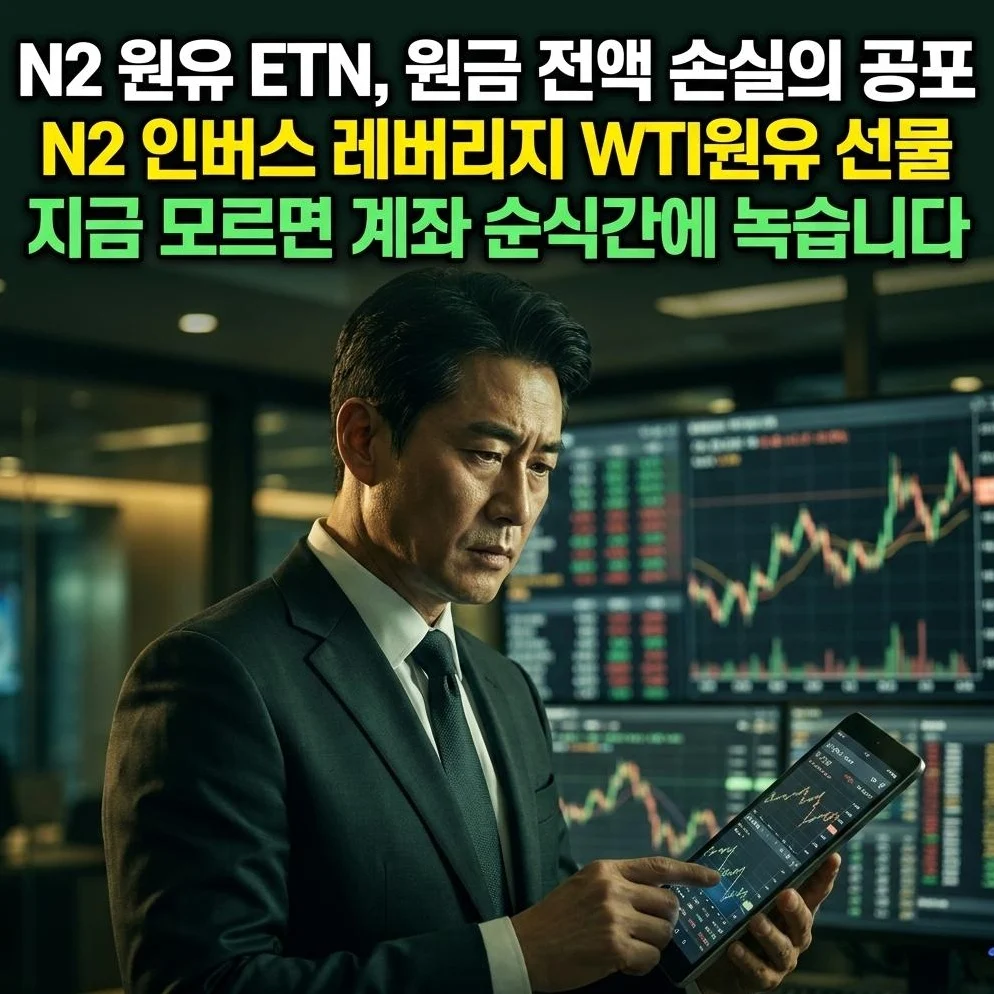 N2 인버스 레버리지 WTI원유 선물 ETN(H), 수익률 2배의 함정에 빠져 원금 전액 손실 보는 진짜 이유