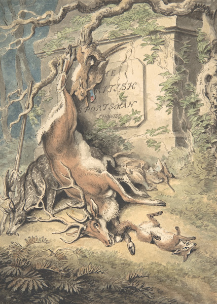 Design for the Frontspiece of The British Sportsman ca 1812