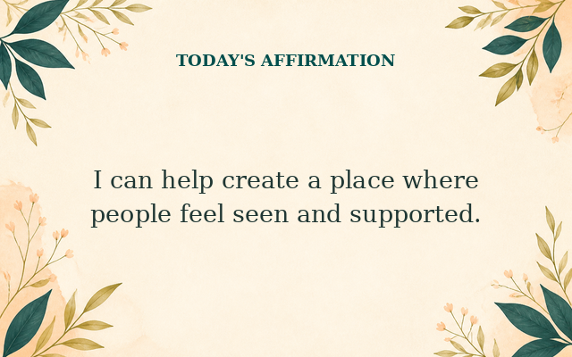 The Good Daily affirmation for 2026-08-25