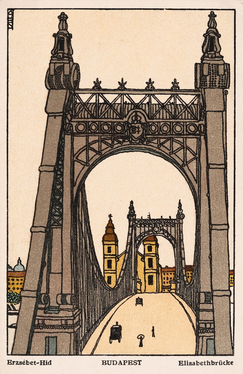 Nr 459 Budapest Elisabethbrücke 1911