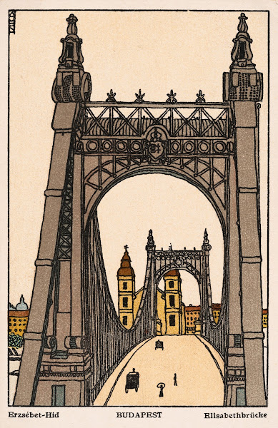 Nr 459 Budapest Elisabethbrücke 1911