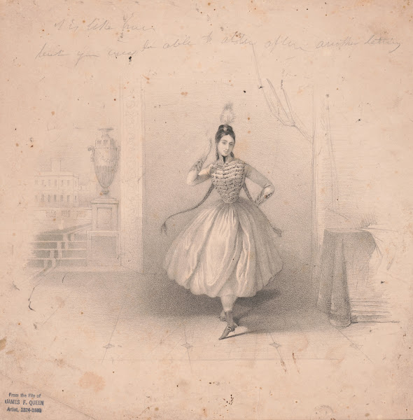 Fanny Elssler music sheet cover 1840 1842