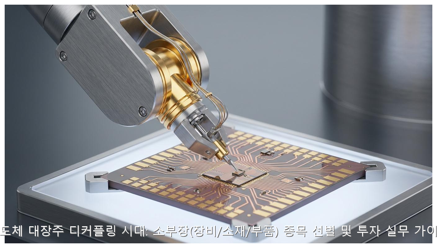 반도체 대장주 디커플링 시대: 소부장(장비/소재/부품) 종목 선별 및 투자 실무 가이드 핵심 안내 및 분석 인포그래픽 (4)