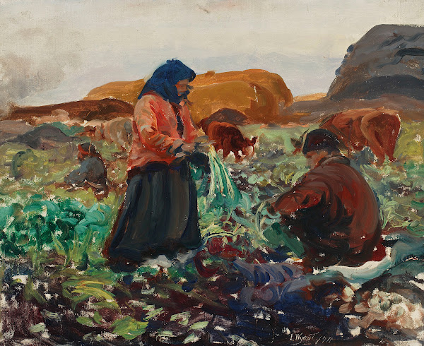 Harvesting beetroots II 1911