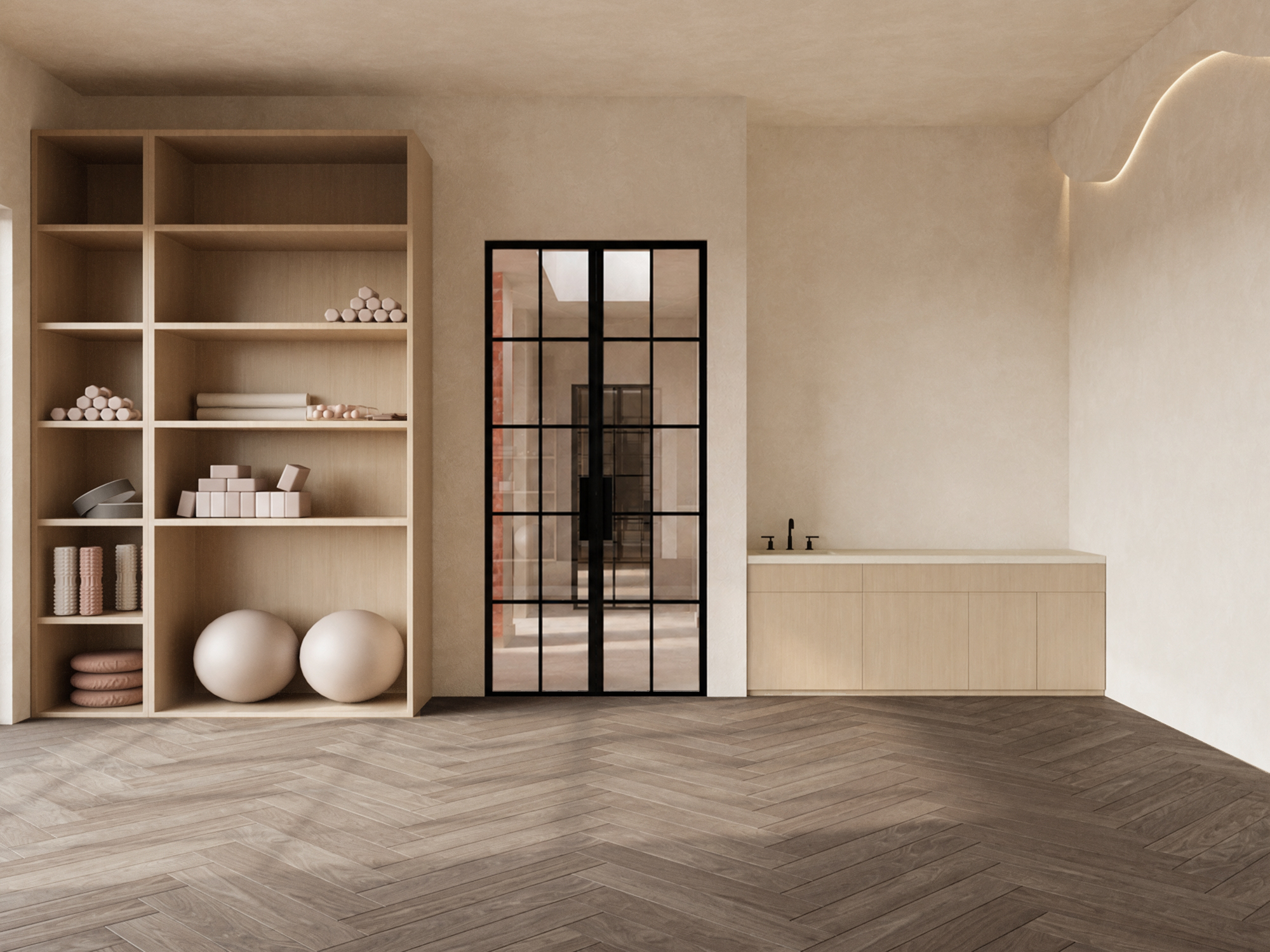 Wellness Studio Storage
