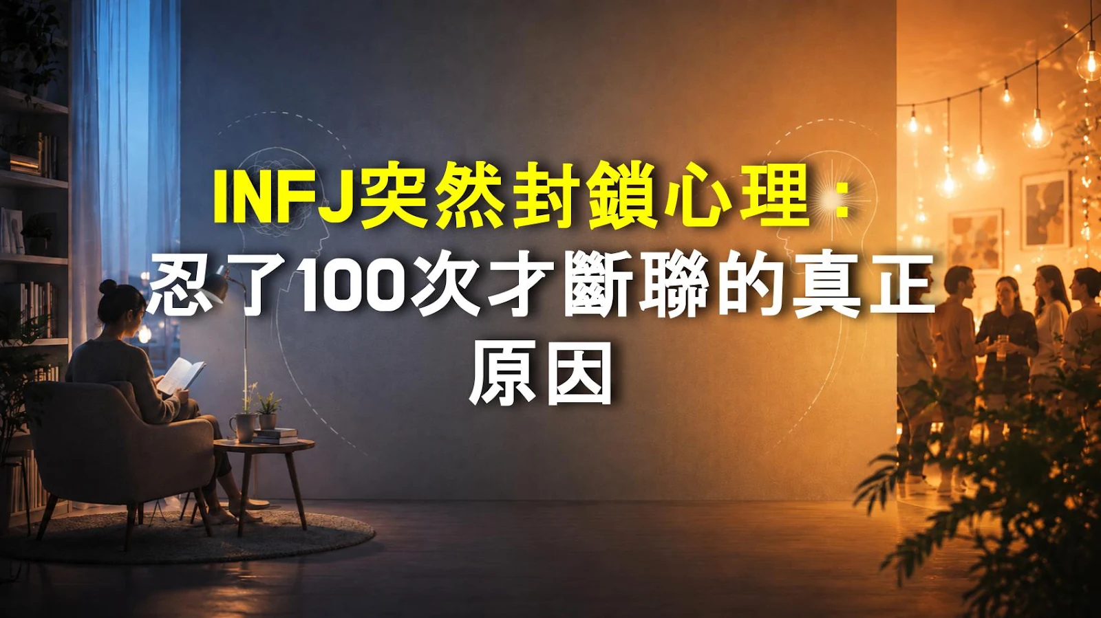 INFJ突然封鎖心理：忍了100次才斷聯的真正原因