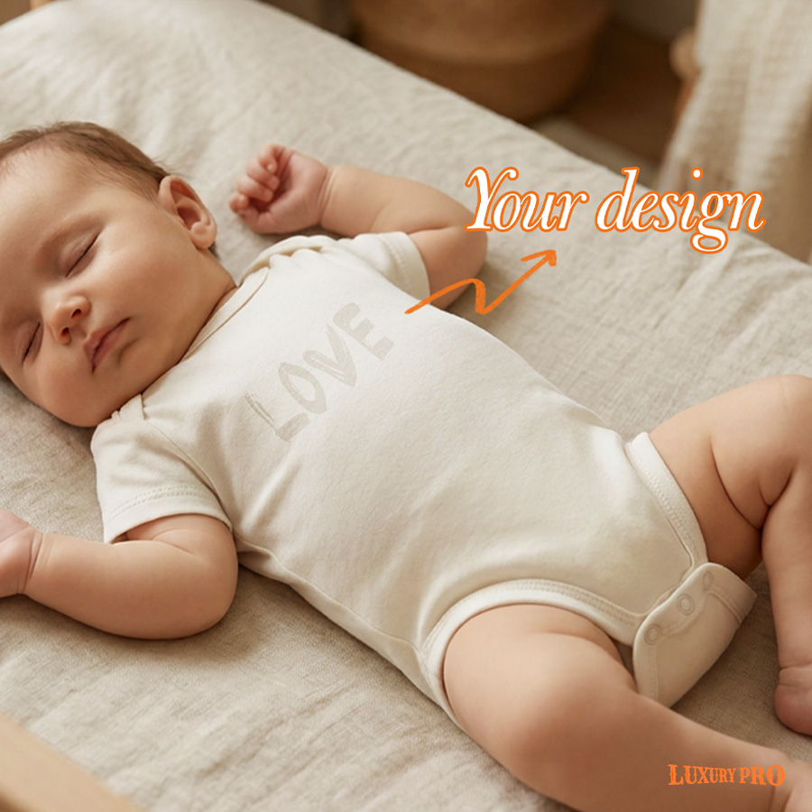 2D Baby Short-Sleeve Romper