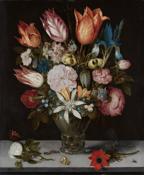 Flowers in a Glass 1606