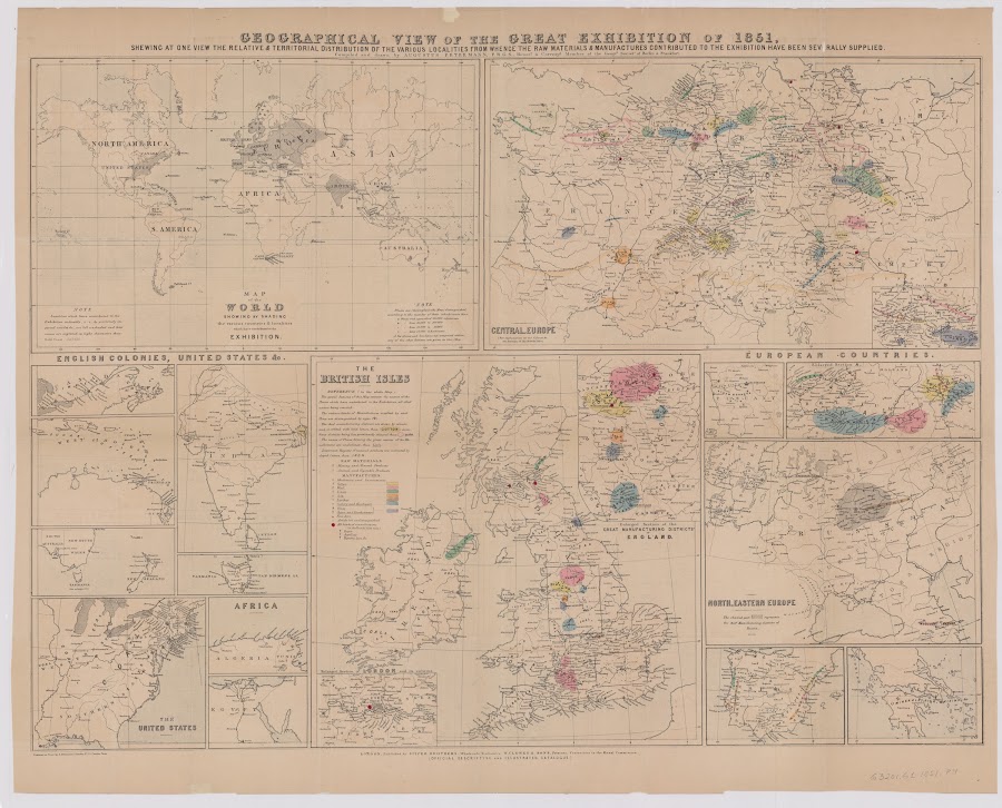 [1851?]_Geographical view of the Great Exhibition of 1851