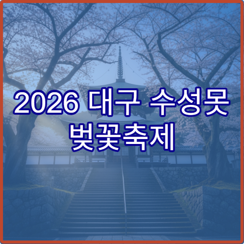 2026 대구 수성못 벚꽃축제 정확한 만개 일정과 밤 야경 최고 시간대