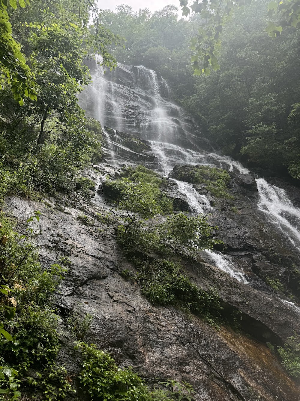 Amicalola Falls, the tallest cascading waterfall in the Southeast, north of Canton, Georgia