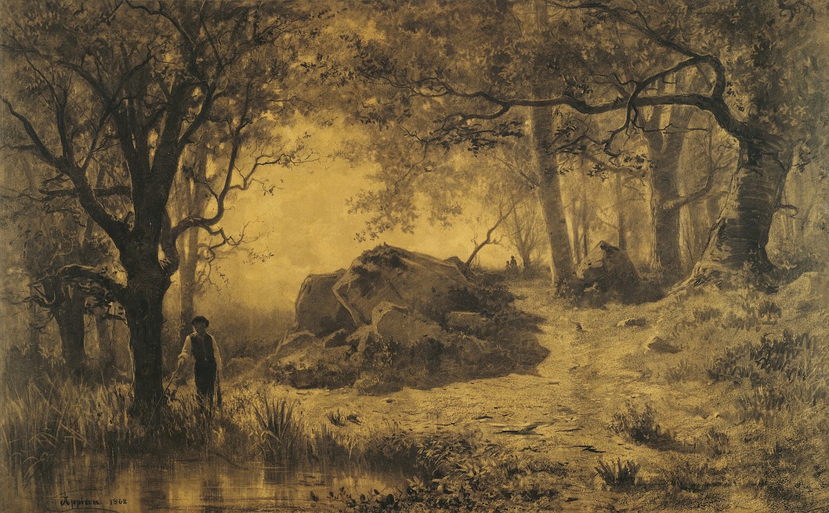 Pond at the Edge of the Wood 1862