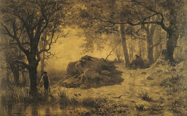 Pond at the Edge of the Wood 1862