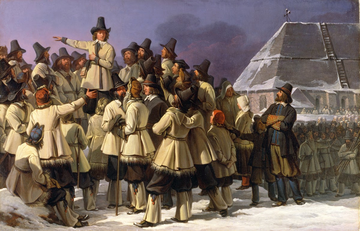 King Gustav Vasa of Sweden Addressing Men from Dalarna in Mora 1836