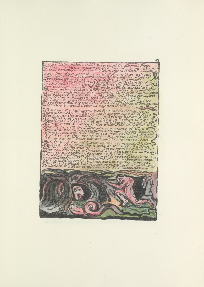 Milton a poem in 2 books Pl42 19th century