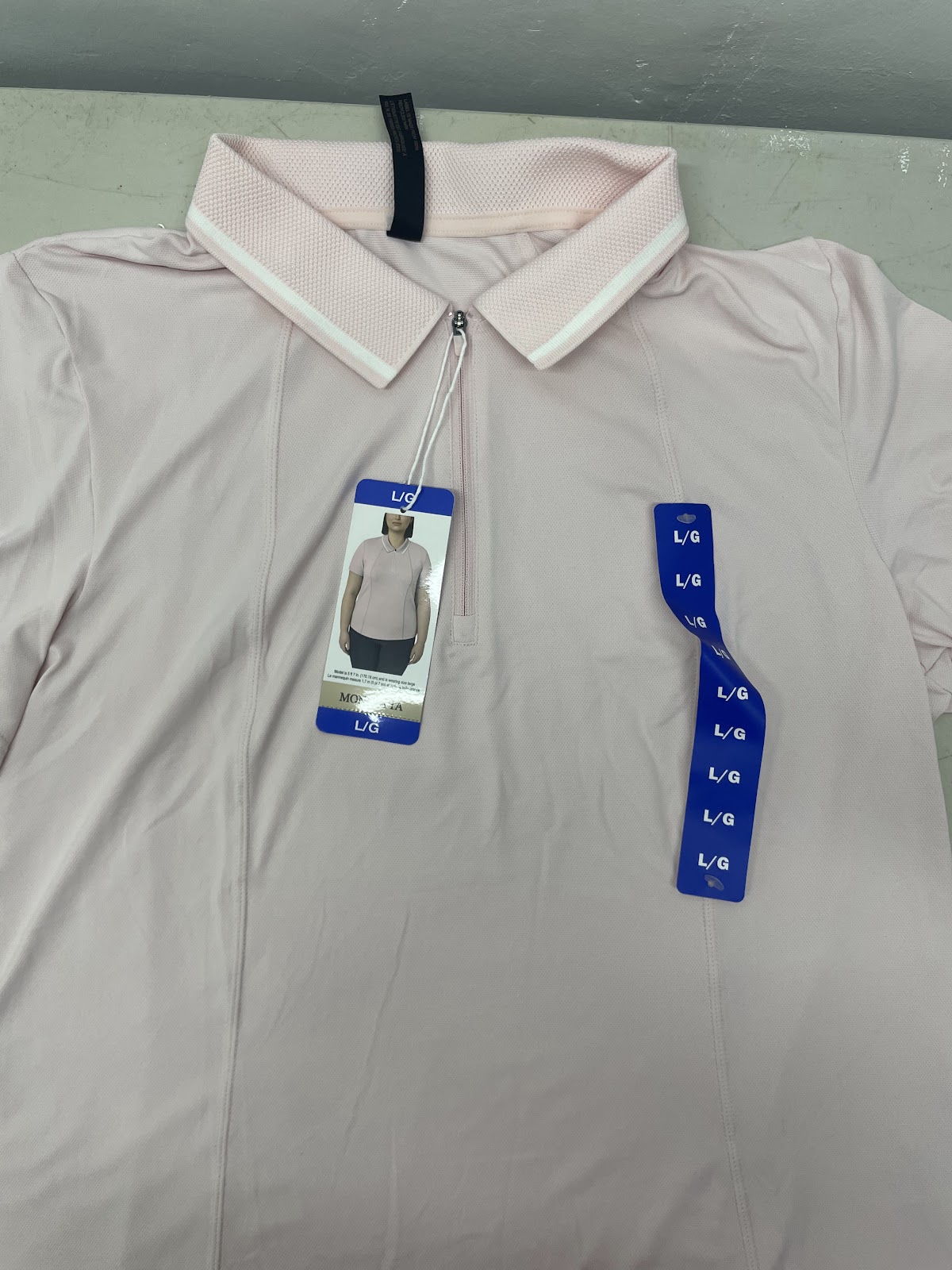 Mondetta W Polo Shirt Active Pink L #2078