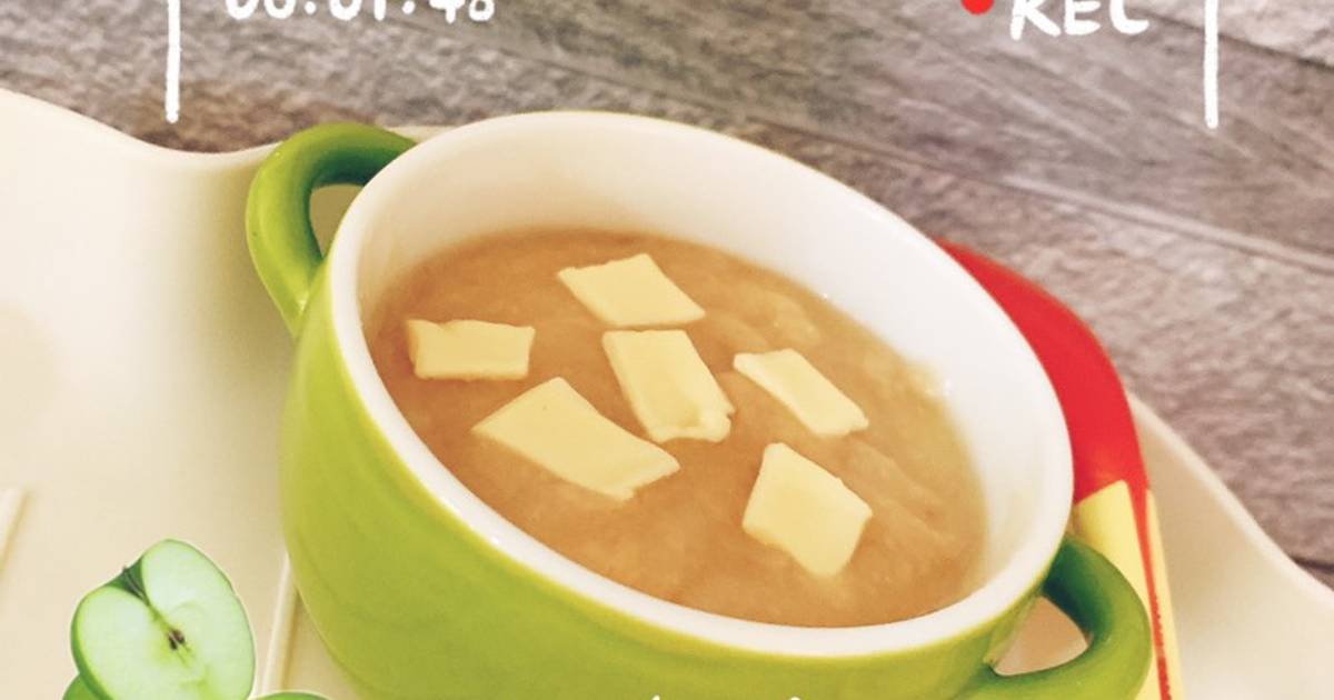 Cháo yến mạch táo phomai