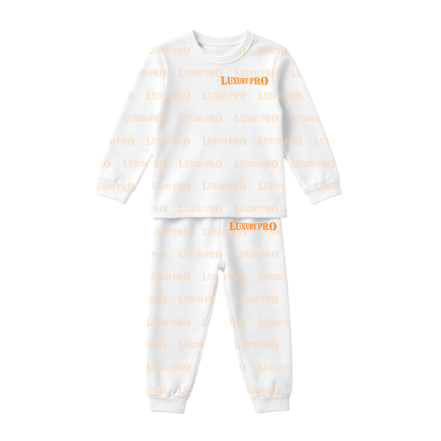 AOP KHU Kids Long Sleeve Sweatpants Pajama Set