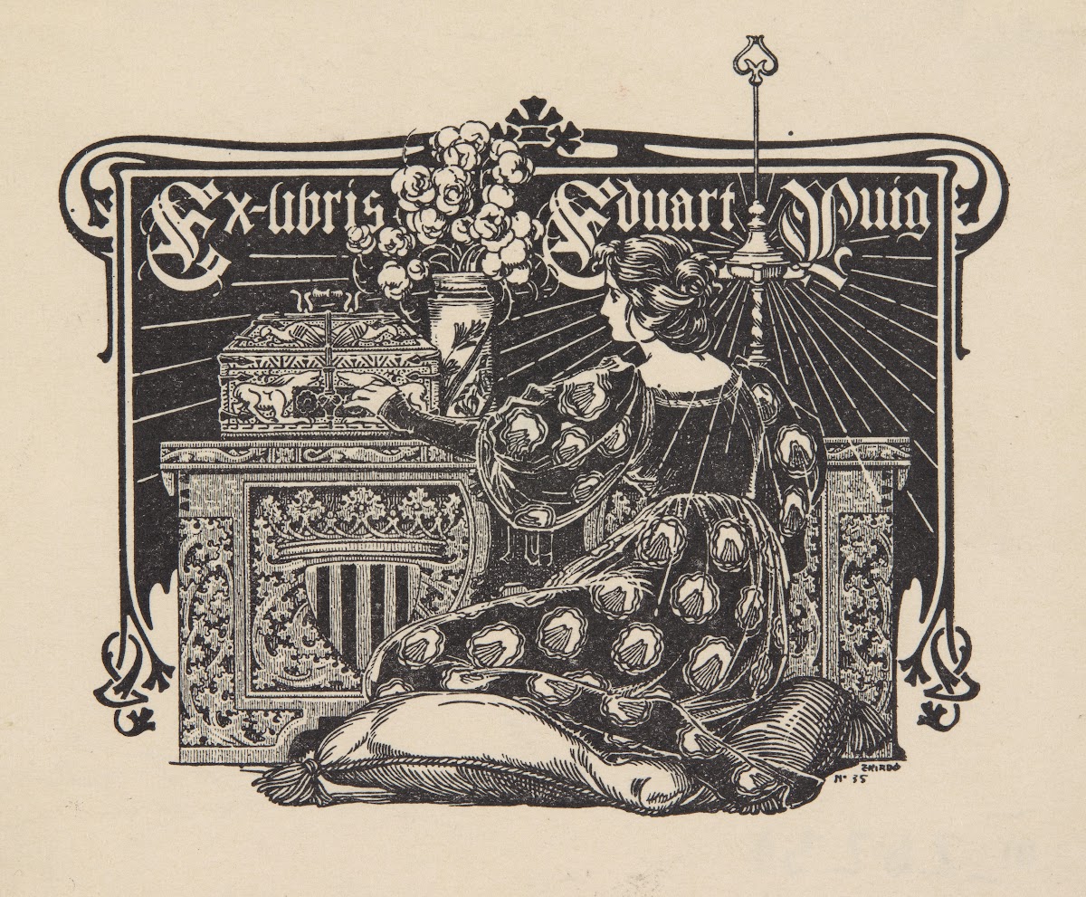 Eduard Ferrés Puig 1872 1928  ekslibris 1902