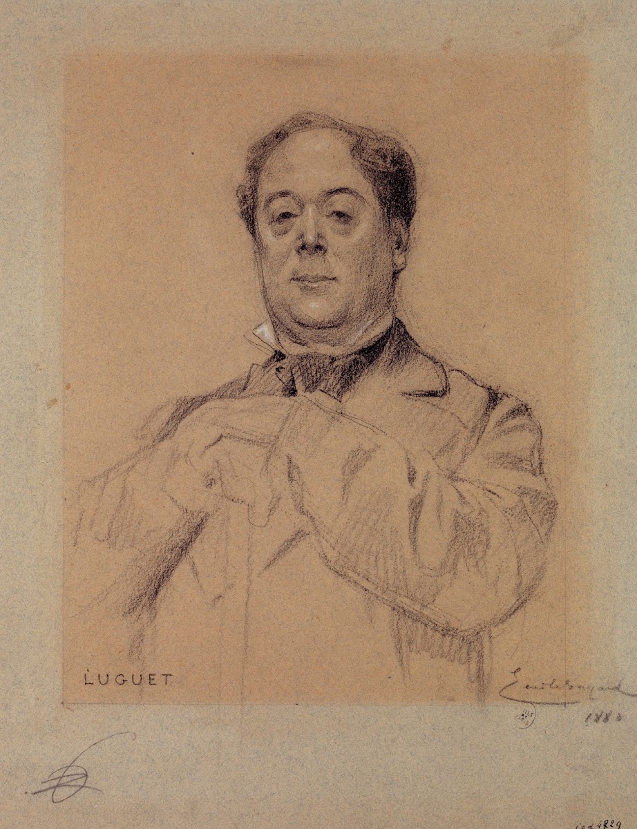 Portrait de Luguet acteur du Palais Royal 1880