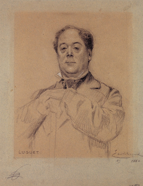 Portrait de Luguet acteur du Palais Royal 1880