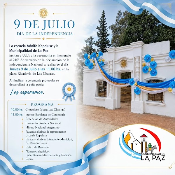Acto Conmemorativo 210° Aniversario de la Independencia