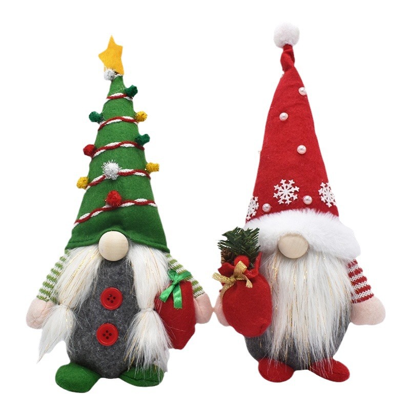 Weihnachts-Wichtel Dekofigur aus Stoff