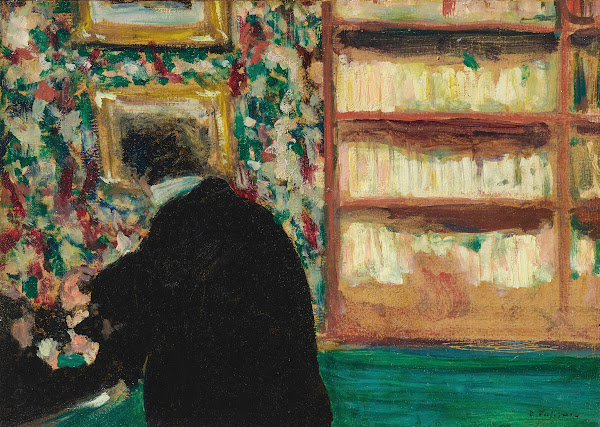 Thadée Natanson dans son bureau à La Revue Blanche circa 1898