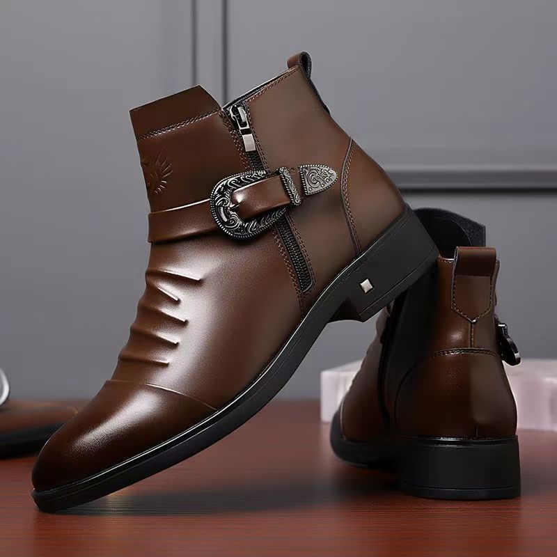 Men's business boot, water-repellent, warm