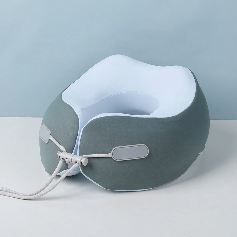 U-shaped neck pillow made of ice silk fabric, portable