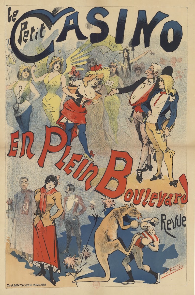 Le Petit Casino En plein boulevard Revue 1895