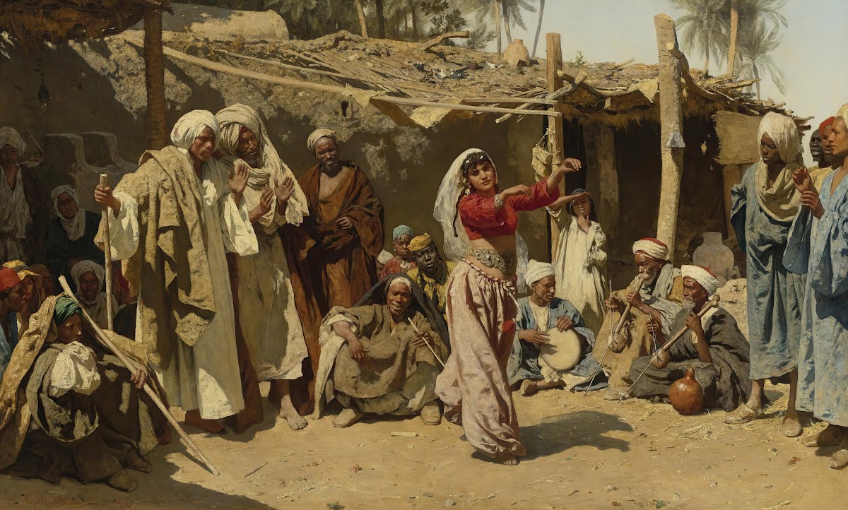 An almées admirers Egyptische tänzerin 1882