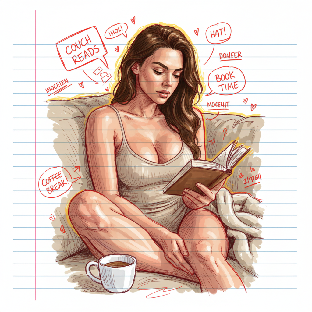 Ilustración de retrato dibujada a mano
