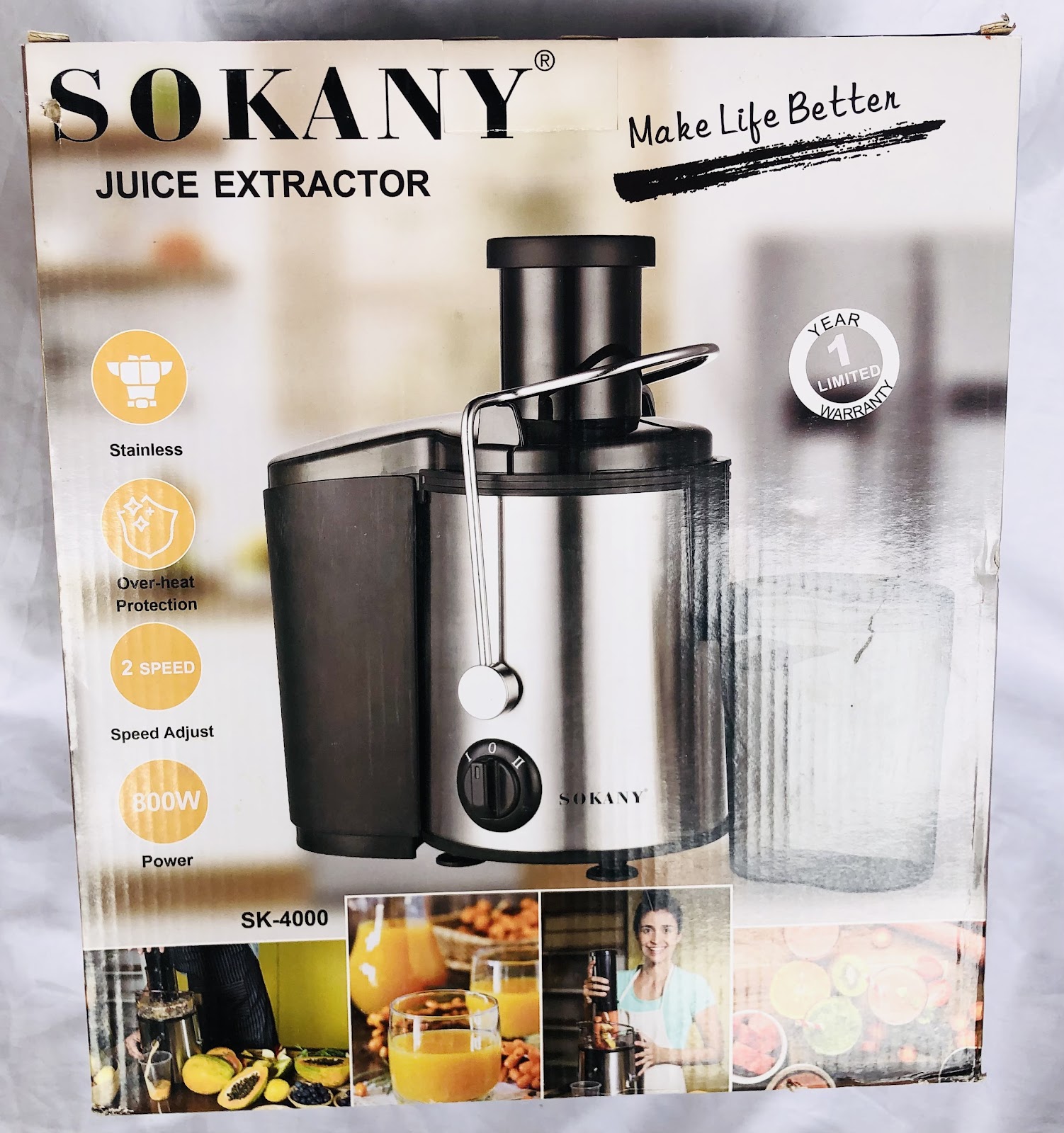 Sokany Juice Extractor (SK-4000)