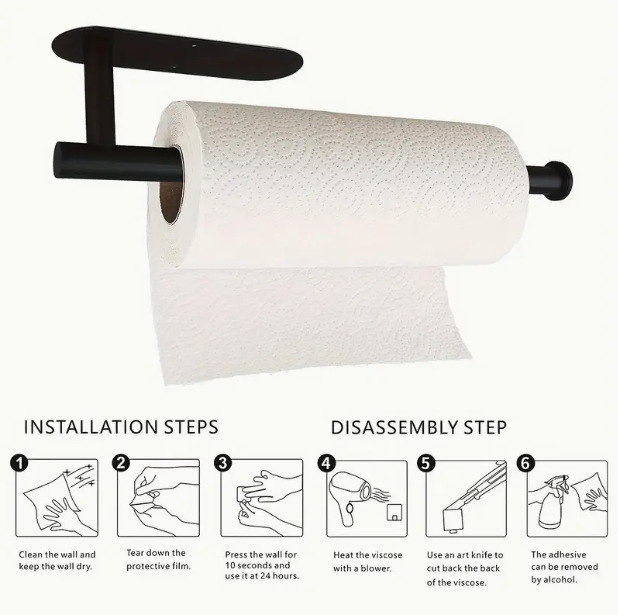 Multifunktionales Papierhalter-Regal