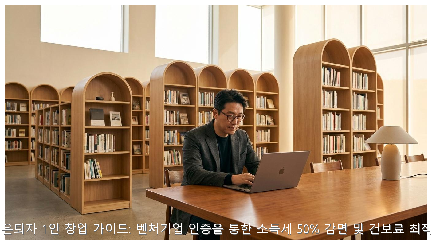 2026년 은퇴자 1인 창업 가이드: 벤처기업 인증을 통한 소득세 50% 감면 및 건보료 최적화 전략 핵심 안내 및 분석 인포그래픽 (5)