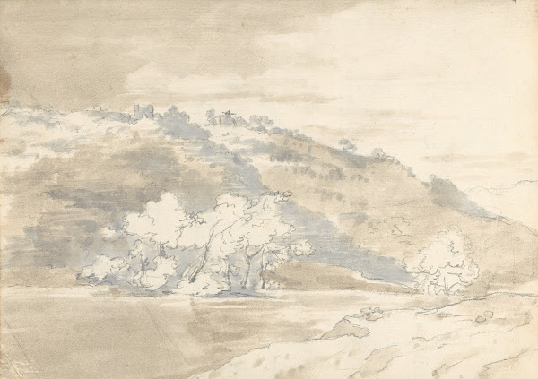 Landscape with Building on a Distant Hill 177475
