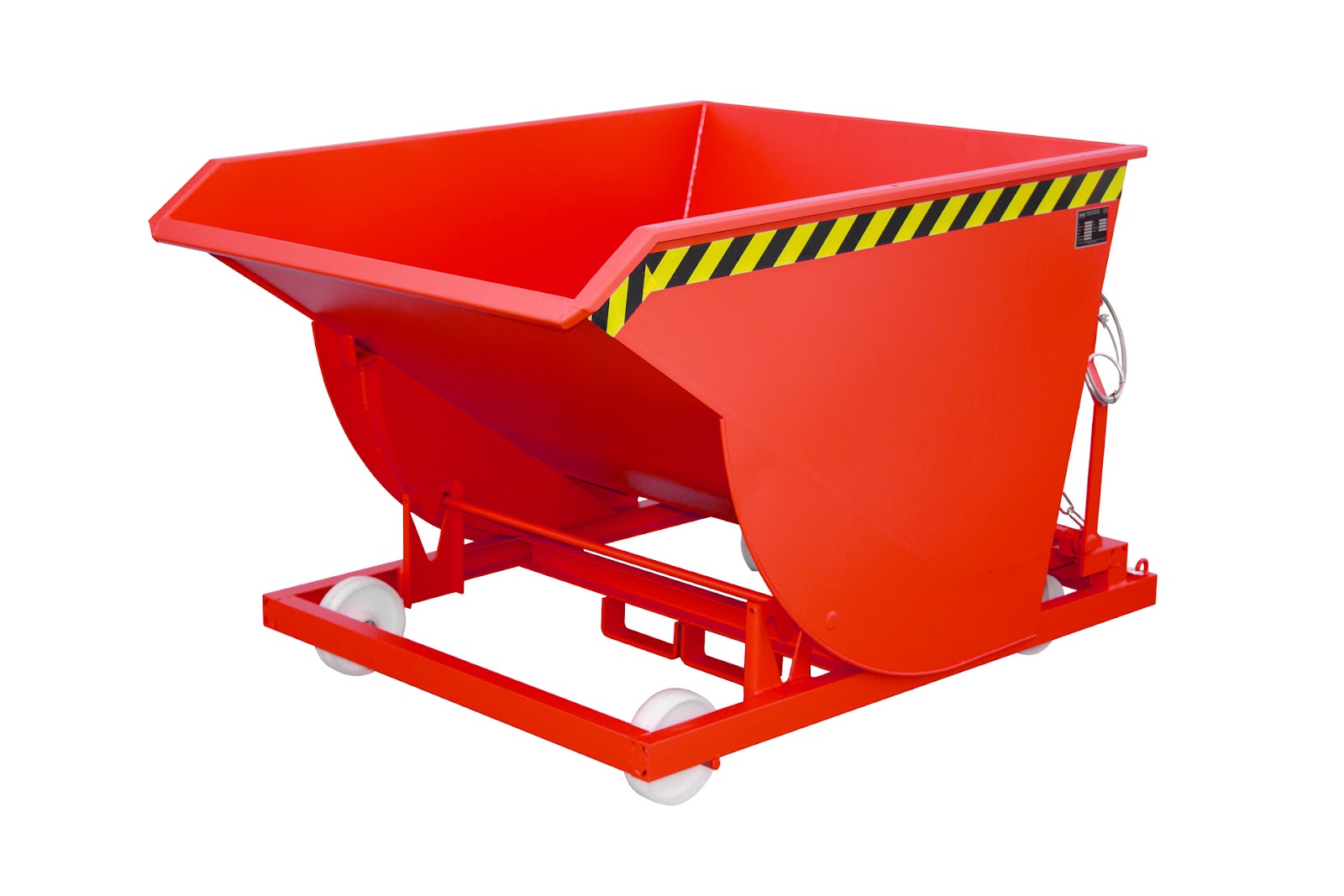 Spaander-kiepcontainer SKM 75, gelakt, Vuurrood