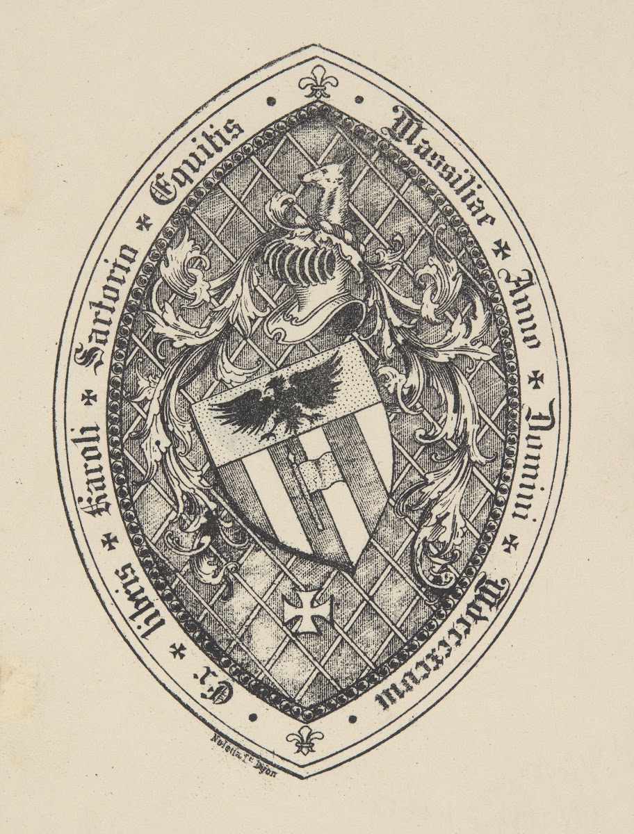 Ekslibris Karoli Sartorio 1898