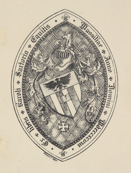 Ekslibris Karoli Sartorio 1898